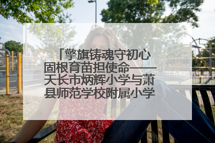擎旗铸魂守初心 固根育苗担使命——天长市炳辉小学与萧县师范学校附属小学结对共建活动纪实