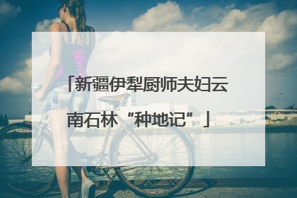 新疆伊犁厨师夫妇云南石林“种地记”