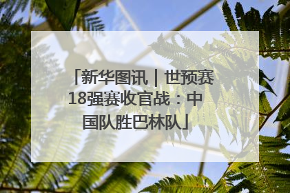 新华图讯｜世预赛18强赛收官战：中国队胜巴林队