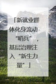 新就业群体化身流动“哨兵”，基层治理注入“新生力量”