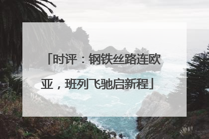 时评：钢铁丝路连欧亚，班列飞驰启新程