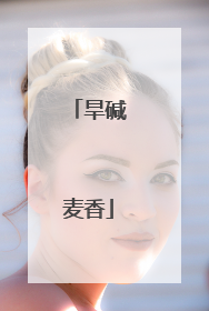 旱碱麦香