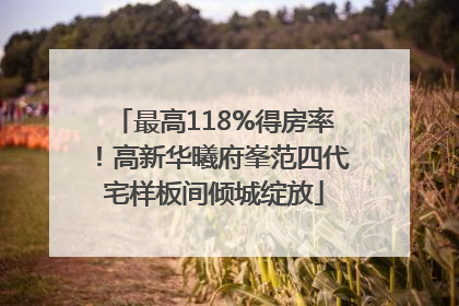 最高118%得房率！高新华曦府峯范四代宅样板间倾城绽放