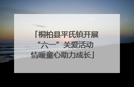 桐柏县平氏镇开展“六一”关爱活动 情暖童心助力成长
