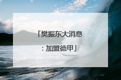樊振东大消息：加盟德甲