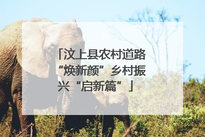 汶上县农村道路“焕新颜”乡村振兴“启新篇”