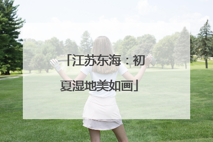 江苏东海：初夏湿地美如画