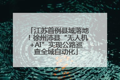 江苏首例县域落地！徐州沛县“无人机+AI”实现公路巡查全域自动化