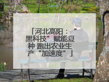 河北高阳：“黑科技”赋能夏种 跑出农业生产“加速度”