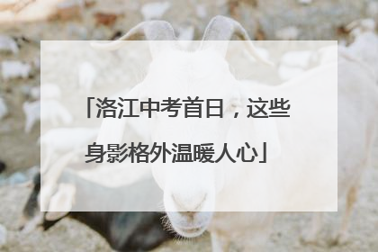 洛江中考首日，这些身影格外温暖人心