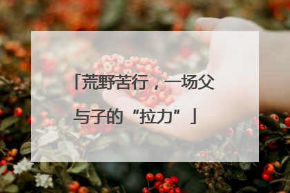 荒野苦行，一场父与子的“拉力”