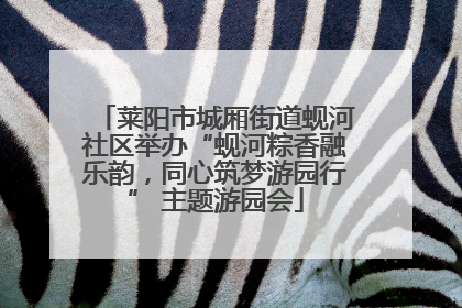 莱阳市城厢街道蚬河社区举办“蚬河粽香融乐韵，同心筑梦游园行” 主题游园会