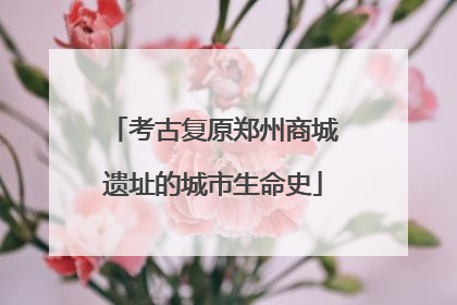 考古复原郑州商城遗址的城市生命史