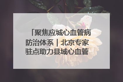 聚焦应城心血管病防治体系｜北京专家驻点助力县域心血管诊疗技术突破