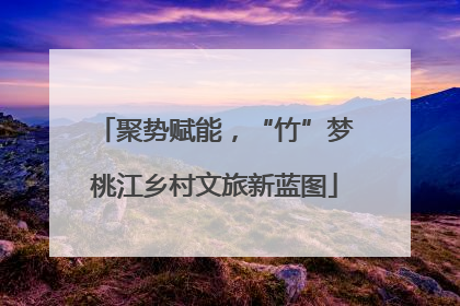 聚势赋能，“竹”梦桃江乡村文旅新蓝图