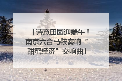 诗意田园迎端午！南京六合马鞍奏响“甜蜜经济”交响曲