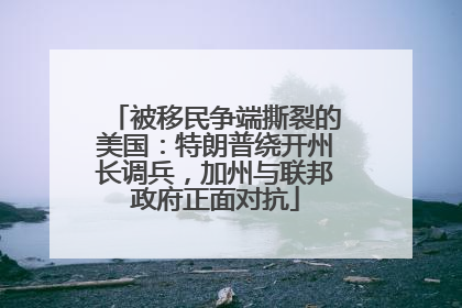 被移民争端撕裂的美国：特朗普绕开州长调兵，加州与联邦政府正面对抗