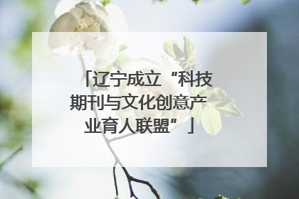 辽宁成立“科技期刊与文化创意产业育人联盟”