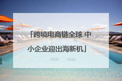 跨境电商链全球 中小企业迎出海新机
