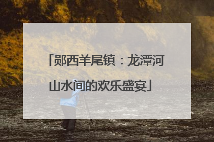 郧西羊尾镇：龙潭河山水间的欢乐盛宴