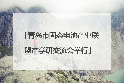 青岛市固态电池产业联盟产学研交流会举行