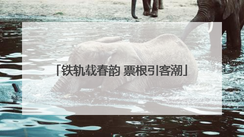 铁轨载春韵 票根引客潮