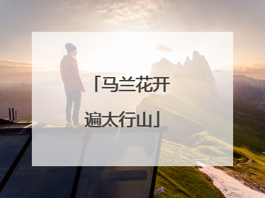 马兰花开遍太行山