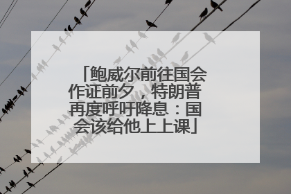 鲍威尔前往国会作证前夕，特朗普再度呼吁降息：国会该给他上上课