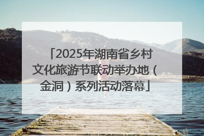 2025年湖南省乡村文化旅游节联动举办地（金洞）系列活动落幕