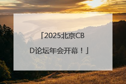2025北京CBD论坛年会开幕！