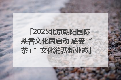 2025北京朝阳国际茶香文化周启动 感受“茶+”文化消费新业态
