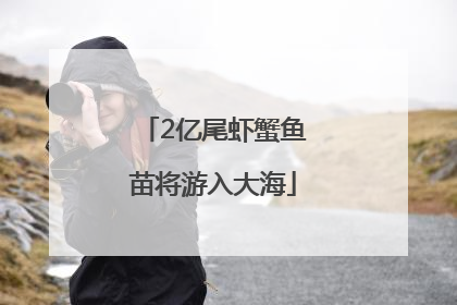 2亿尾虾蟹鱼苗将游入大海